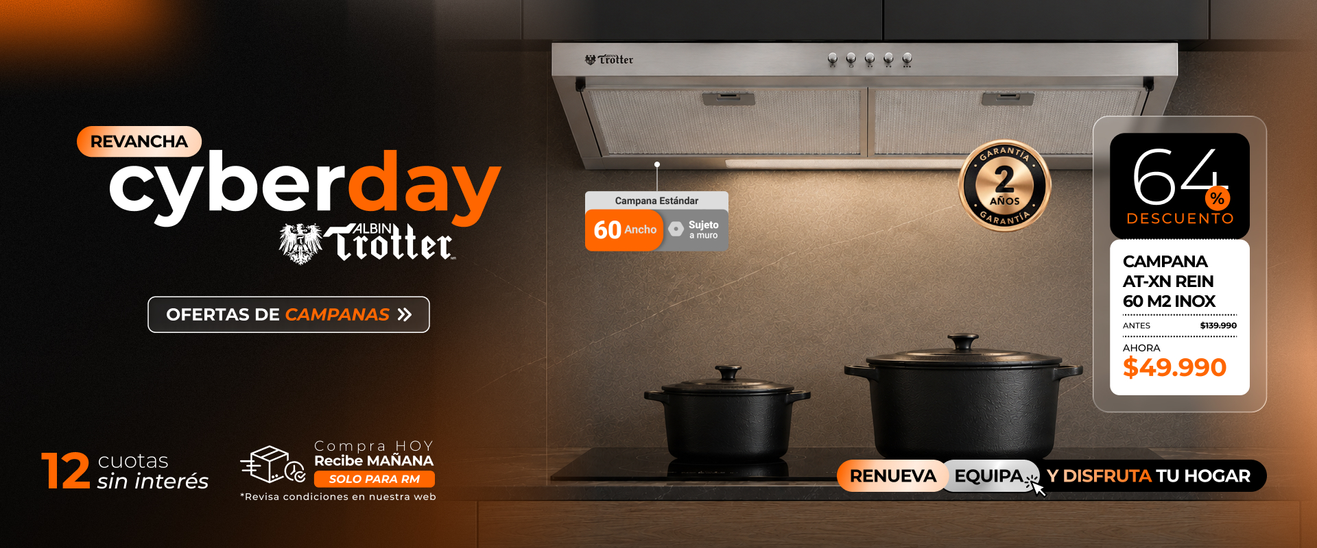 Oferta Cyber Campana Rein 60 Albin Trotter